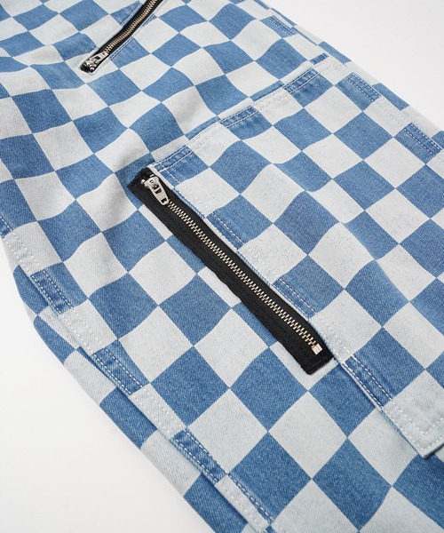 X-girl（エックスガール）の「#1 SKATER DENIM FLIGHT OVERALLS（つなぎ/オールインワン・レディース・インディゴブルー・S/M/XS）」の12枚目の写真