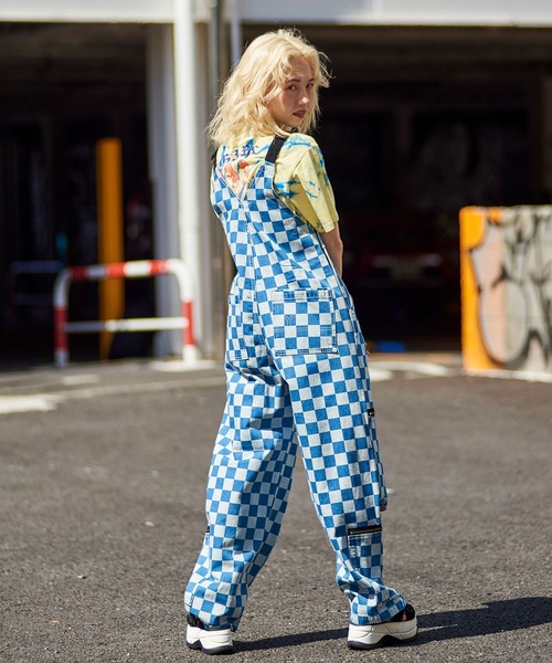 X-girl（エックスガール）の「#1 SKATER DENIM FLIGHT OVERALLS（つなぎ/オールインワン・レディース・インディゴブルー・S/M/XS）」の10枚目の写真