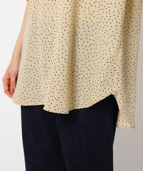 THE SHOP TK (ザ ショップ ティーケー )の「◆ランダムドット襟フリルブラウス(シャツ/ブラウス・レディース・ブラック系/ベージュ系・12/13)」の11枚目の写真