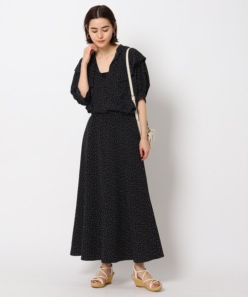 THE SHOP TK (ザ ショップ ティーケー )の「◆ランダムドット襟フリルブラウス(シャツ/ブラウス・レディース・ブラック系/ベージュ系・12/13)」の13枚目の写真