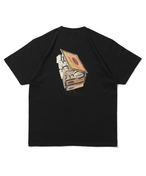 APPLEBUM（アップルバム）の「"Cash Cigarbox $" T-shirt（Tシャツ/カットソー・メンズ・ブラック・SMALL/MEDIUM/X-LARGE/XX-LARGE/LARGE）」の6枚目の写真