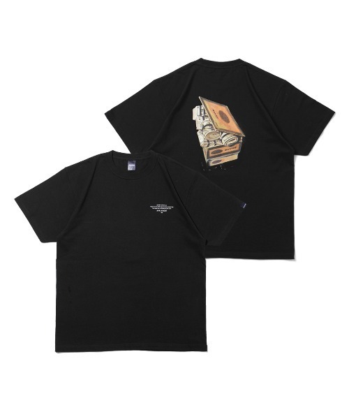 APPLEBUM（アップルバム）の「"Cash Cigarbox $" T-shirt（Tシャツ/カットソー・メンズ・ブラック・SMALL/MEDIUM/X-LARGE/XX-LARGE/LARGE）」の12枚目の写真