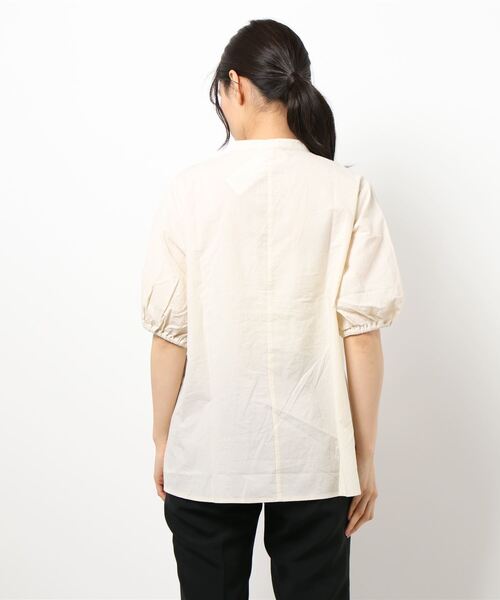 ehka sopo（エヘカソポ）の「【QR】刺繍チュニックブラウス（シャツ/ブラウス・レディース・オフホワイト/キナリ/ミント・ﾌﾘ-）」の5枚目の写真