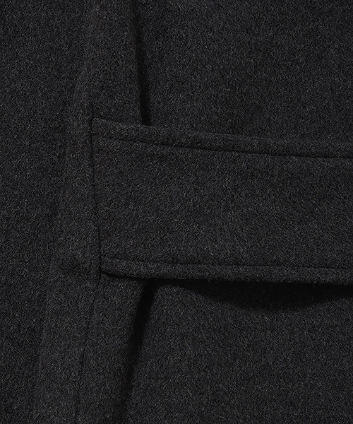 Demi-Luxe BEAMS（デミルクス ビームス）の「Demi-Luxe BEAMS / ウールモッサ フード付コート（その他アウター・レディース・ブラック/チャコールグレー/ベージュ・38/36）」の20枚目の写真