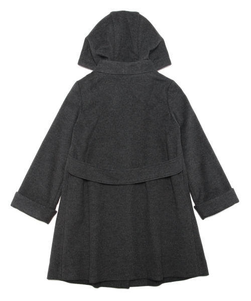 Demi-Luxe BEAMS（デミルクス ビームス）の「Demi-Luxe BEAMS / ウールモッサ フード付コート（その他アウター・レディース・ブラック/チャコールグレー/ベージュ・38/36）」の13枚目の写真