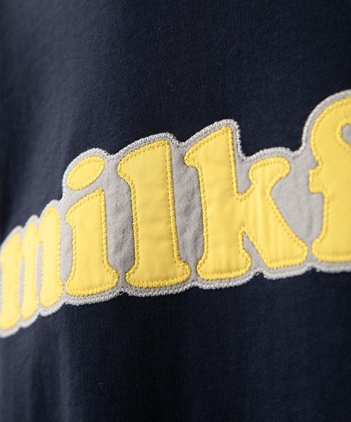 MILKFED.（ミルクフェド）の「BACK PATCH LOGO L/S TOP（Tシャツ/カットソー・レディース・グリーン/ライトブルー/ブラック/ネイビー/ホワイト/ベージュ・ONE SIZE）」の9枚目の写真