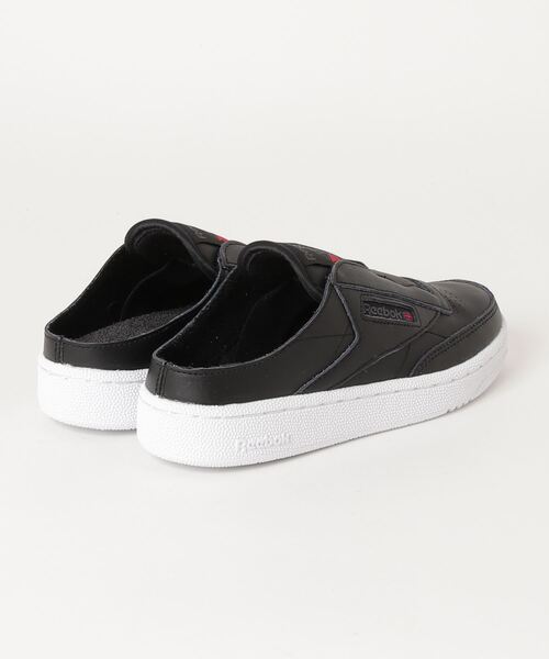 Reebok(リーボック)の「クラブシー / Club C Laceless Mule Shoes(スニーカー・レディース・ブラック/ホワイト×ライトグレー・23.5cm/24.5cm/25.5cm/26.5cm/27.5cm/23.0cm/24.0cm/25.0cm/26.0cm/27.0cm/28.0cm)」の3枚目の写真