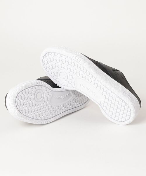 Reebok(リーボック)の「クラブシー / Club C Laceless Mule Shoes(スニーカー・レディース・ブラック/ホワイト×ライトグレー・23.5cm/24.5cm/25.5cm/26.5cm/27.5cm/23.0cm/24.0cm/25.0cm/26.0cm/27.0cm/28.0cm)」の4枚目の写真