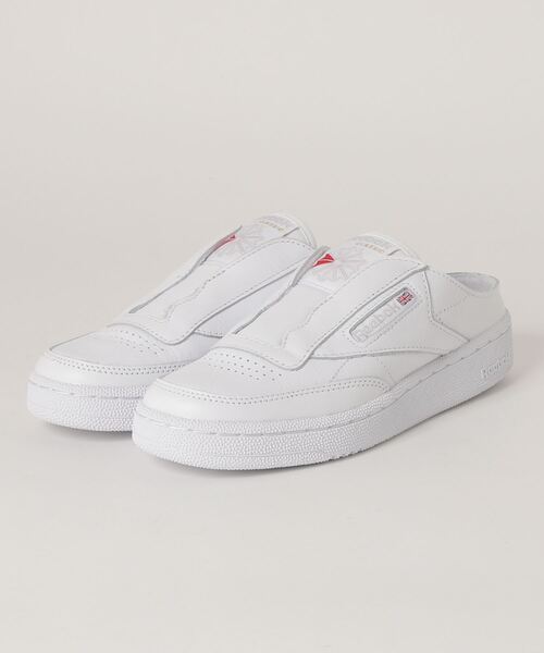 Reebok(リーボック)の「クラブシー / Club C Laceless Mule Shoes(スニーカー・レディース・ブラック/ホワイト×ライトグレー・23.5cm/24.5cm/25.5cm/26.5cm/27.5cm/23.0cm/24.0cm/25.0cm/26.0cm/27.0cm/28.0cm)」の13枚目の写真