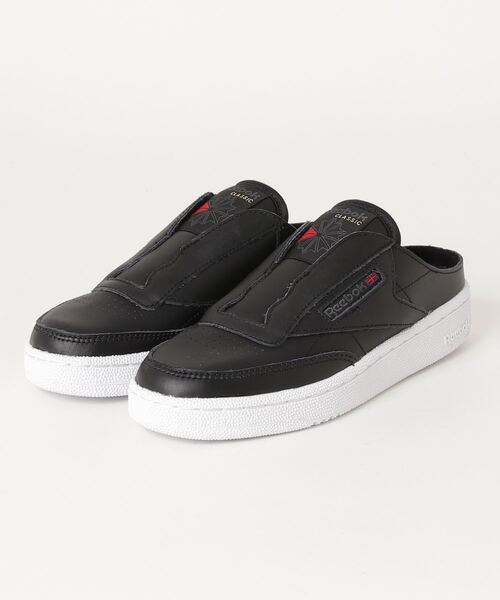Reebok(リーボック)の「クラブシー / Club C Laceless Mule Shoes(スニーカー・レディース・ブラック/ホワイト×ライトグレー・23.5cm/24.5cm/25.5cm/26.5cm/27.5cm/23.0cm/24.0cm/25.0cm/26.0cm/27.0cm/28.0cm)」の14枚目の写真