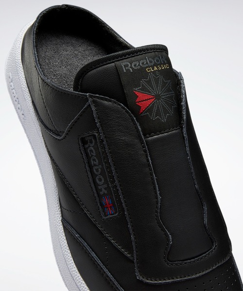 Reebok(リーボック)の「クラブシー / Club C Laceless Mule Shoes(スニーカー・レディース・ブラック/ホワイト×ライトグレー・23.5cm/24.5cm/25.5cm/26.5cm/27.5cm/23.0cm/24.0cm/25.0cm/26.0cm/27.0cm/28.0cm)」の12枚目の写真