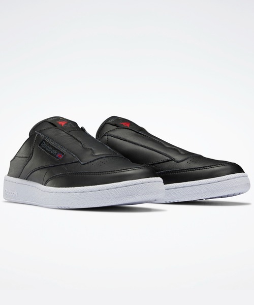 Reebok(リーボック)の「クラブシー / Club C Laceless Mule Shoes(スニーカー・レディース・ブラック/ホワイト×ライトグレー・23.5cm/24.5cm/25.5cm/26.5cm/27.5cm/23.0cm/24.0cm/25.0cm/26.0cm/27.0cm/28.0cm)」の10枚目の写真