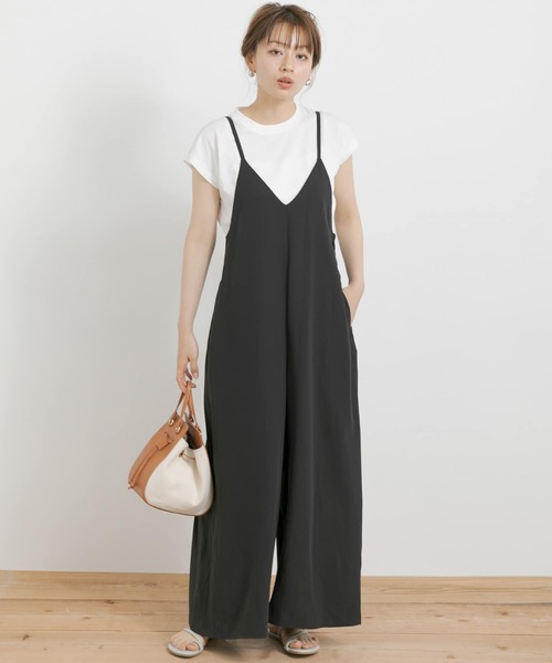 URBAN RESEARCH Sonny Label（アーバンリサーチサニーレーベル）の「インナーセットスカーチョサロペット（その他パンツ・レディース・ブラック/グレー/ブルー系その他・FREE）」の2枚目の写真