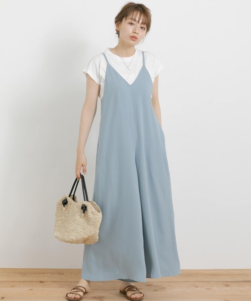 URBAN RESEARCH Sonny Label（アーバンリサーチサニーレーベル）の「インナーセットスカーチョサロペット（その他パンツ・レディース・ブラック/グレー/ブルー系その他・FREE）」の13枚目の写真