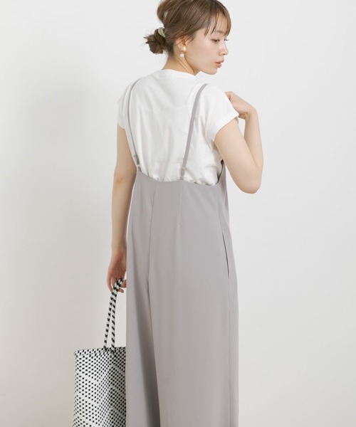 URBAN RESEARCH Sonny Label（アーバンリサーチサニーレーベル）の「インナーセットスカーチョサロペット（その他パンツ・レディース・ブラック/グレー/ブルー系その他・FREE）」の10枚目の写真