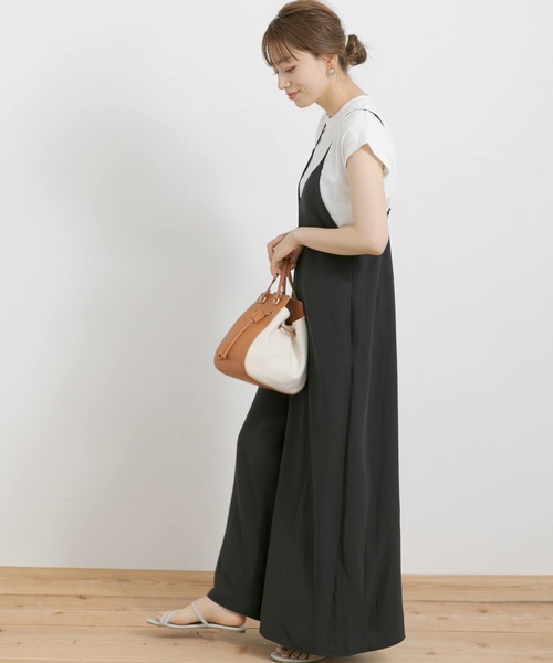 URBAN RESEARCH Sonny Label（アーバンリサーチサニーレーベル）の「インナーセットスカーチョサロペット（その他パンツ・レディース・ブラック/グレー/ブルー系その他・FREE）」の18枚目の写真