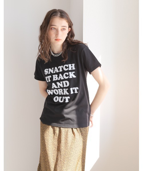 JOURNAL STANDARD relume(ジャーナルスタンダード レリューム)の「ロゴプリントクルーネックTEE◆(Tシャツ/カットソー・レディース・ホワイト/ブラック/グリーン・FREE)」の17枚目の写真
