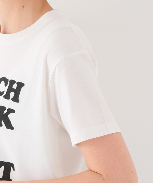 JOURNAL STANDARD relume(ジャーナルスタンダード レリューム)の「ロゴプリントクルーネックTEE◆(Tシャツ/カットソー・レディース・ホワイト/ブラック/グリーン・FREE)」の6枚目の写真
