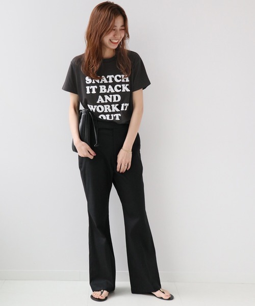 JOURNAL STANDARD relume(ジャーナルスタンダード レリューム)の「ロゴプリントクルーネックTEE◆(Tシャツ/カットソー・レディース・ホワイト/ブラック/グリーン・FREE)」の14枚目の写真