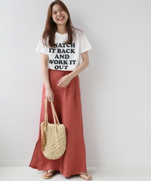JOURNAL STANDARD relume(ジャーナルスタンダード レリューム)の「ロゴプリントクルーネックTEE◆(Tシャツ/カットソー・レディース・ホワイト/ブラック/グリーン・FREE)」の21枚目の写真