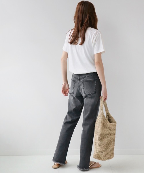 JOURNAL STANDARD relume(ジャーナルスタンダード レリューム)の「ロゴプリントクルーネックTEE◆(Tシャツ/カットソー・レディース・ホワイト/ブラック/グリーン・FREE)」の22枚目の写真