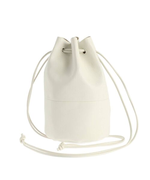 Ungrid（アングリッド）の「フェイクレザー巾着バッグ（ハンドバッグ・レディース・ブラック/オフホワイト/パープル・FREE）」の21枚目の写真