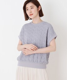 DRESKIP | シボシボリブ付きプルオーバー(Tシャツ/カットソー)