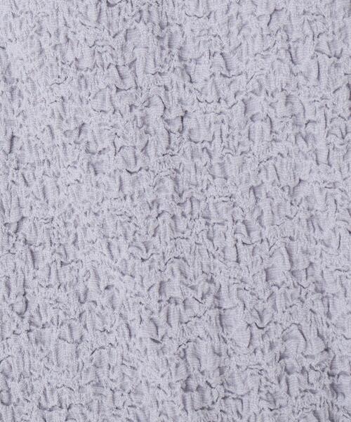 DRESKIP（ドレスキップ）の「◆シボシボリブ付きプルオーバー（Tシャツ/カットソー・レディース・ブラック/パープル/オフホワイト/イエロー系その他・02/03）」の9枚目の写真