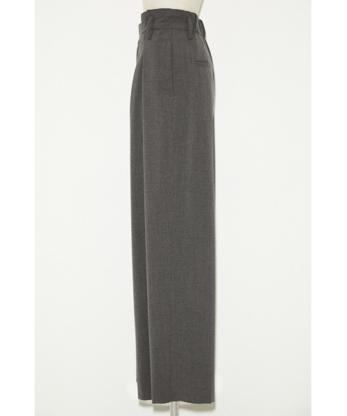 THROW by SLY（スローバイスライ）の「【THROW】2 TUCK TROUSER/タックパンツ（スラックス・レディース・グレー/キャメル・0/1）」の3枚目の写真