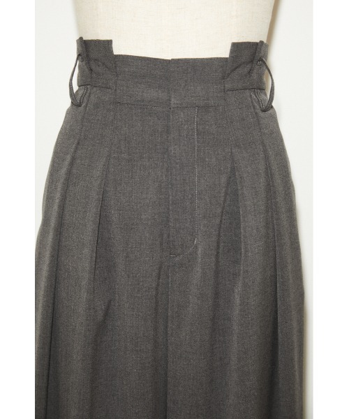 THROW by SLY（スローバイスライ）の「【THROW】2 TUCK TROUSER/タックパンツ（スラックス・レディース・グレー/キャメル・0/1）」の5枚目の写真