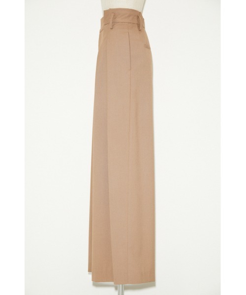 THROW by SLY（スローバイスライ）の「【THROW】2 TUCK TROUSER/タックパンツ（スラックス・レディース・グレー/キャメル・0/1）」の8枚目の写真