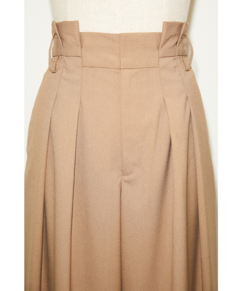 THROW by SLY（スローバイスライ）の「【THROW】2 TUCK TROUSER/タックパンツ（スラックス・レディース・グレー/キャメル・0/1）」の10枚目の写真