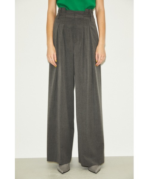 THROW】2 TUCK TROUSER/タックパンツ THROW by SLY スラックス パンツ