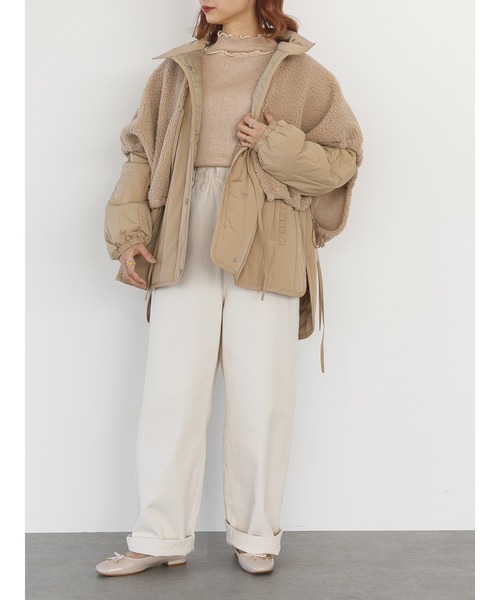 SLURR(スラ―)の「スイーツカラーメローニット(ニット/セーター・レディース・アイボリー/ラベンダー/ピンクベージュ・FREE)」の18枚目の写真