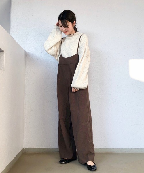 SLURR(スラ―)の「スイーツカラーメローニット(ニット/セーター・レディース・アイボリー/ラベンダー/ピンクベージュ・FREE)」の19枚目の写真