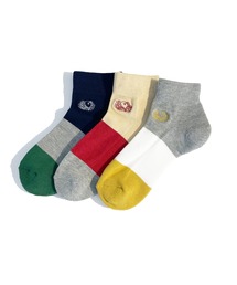 FRUIT OF THE LOOM（フルーツオブザルーム）の「【FRUIT OF THE LOOM】底パイルボーダー アソート3P SOX（ソックス/靴下）」