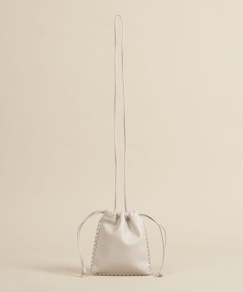 VASIC(ヴァジック)の「<VASIC>WELLS MINI MINI レザーバッグ Ψ¨ ∴(ショルダーバッグ・レディース・オフホワイト/ブラウン/ブラック・FREE)」の21枚目の写真