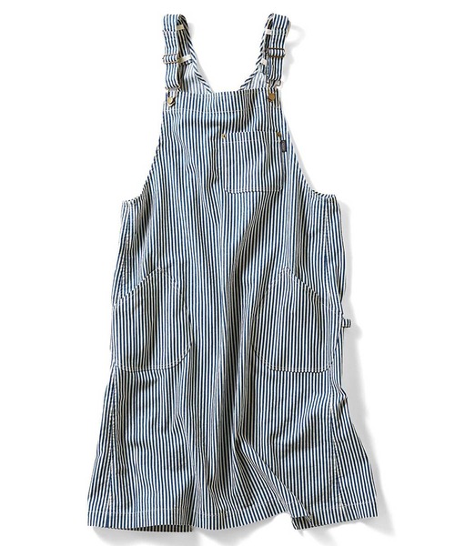 古着屋さんで見つけたようなオーバーオール風バッククロスエプロン