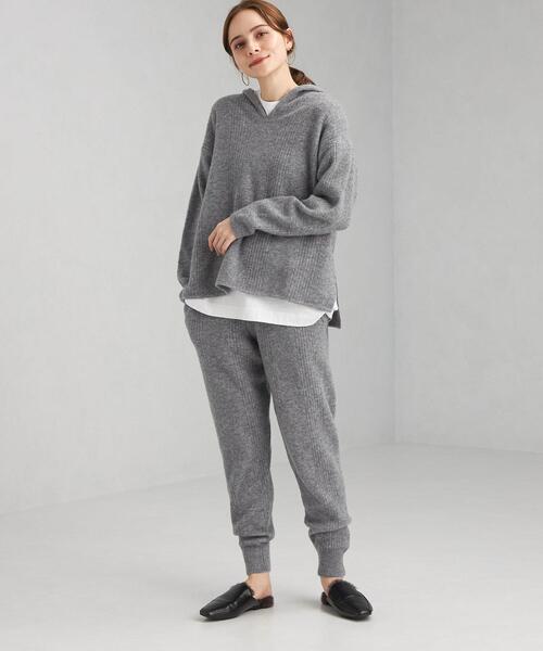 MILLER(ミラー)の「【別注】<MILLER(ミラー)> ニット ロング パンツ(その他パンツ・レディース・グレー/ブラウン・FREE)」の4枚目の写真