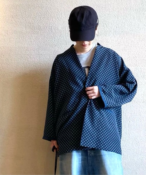 JOURNAL STANDARD LUXE（ジャーナルスタンダード　ラックス）の「コモンPt ガウンジャケット（その他アウター・レディース・ベージュ/ネイビー・FREE）」の2枚目の写真