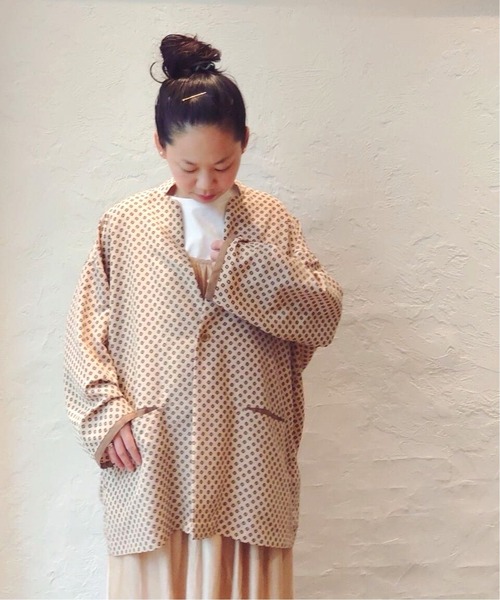 JOURNAL STANDARD LUXE（ジャーナルスタンダード　ラックス）の「コモンPt ガウンジャケット（その他アウター・レディース・ベージュ/ネイビー・FREE）」の19枚目の写真