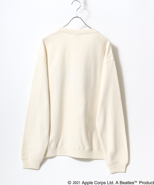 The Beatles（ザビートルズ）の「THE Beatles/ザ ビートルズ アート刺繍 スウェットトレーナー（スウェット・メンズ・ホワイト/オフホワイト/スミクロ/チャコール・LL/M/L）」の14枚目の写真