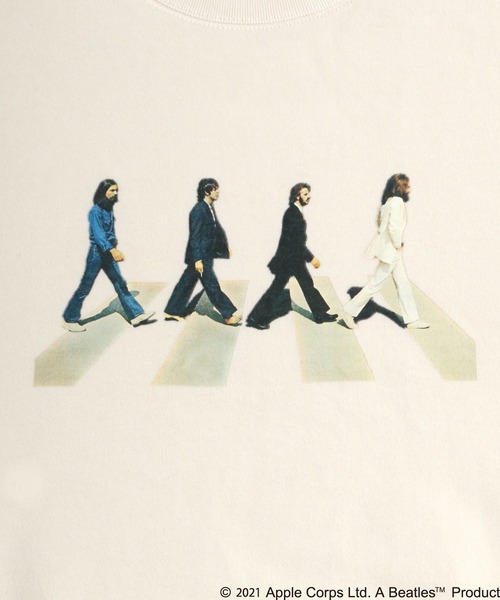 The Beatles（ザビートルズ）の「THE Beatles/ザ ビートルズ アート刺繍 スウェットトレーナー（スウェット・メンズ・ホワイト/オフホワイト/スミクロ/チャコール・LL/M/L）」の20枚目の写真
