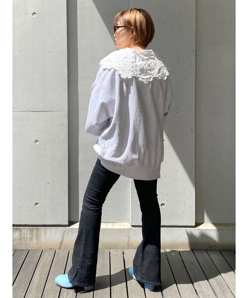 Ungrid（アングリッド）の「フリルカラードッキングブラウス（シャツ/ブラウス・レディース・ブラック/オフホワイト・FREE）」の22枚目の写真