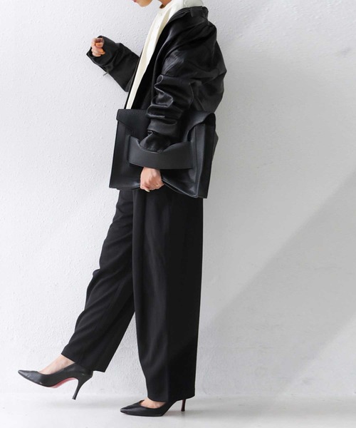 antiqua（アンティカ）の「2WAYクラッチショルダーバッグ（クラッチバッグ・レディース・ブラック・FREE）」の6枚目の写真