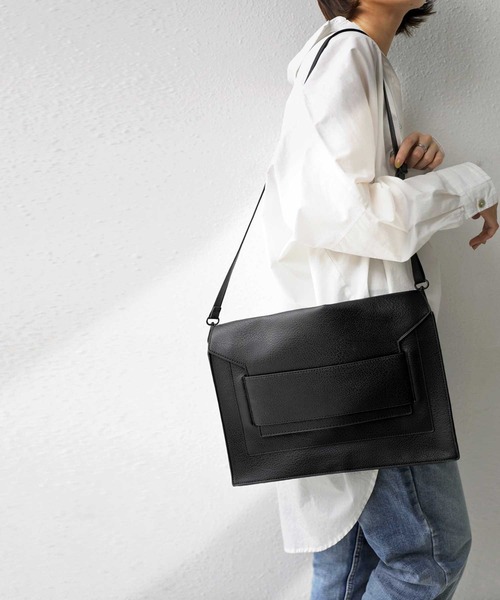antiqua（アンティカ）の「2WAYクラッチショルダーバッグ（クラッチバッグ・レディース・ブラック・FREE）」の9枚目の写真