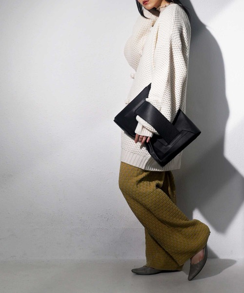 antiqua（アンティカ）の「2WAYクラッチショルダーバッグ（クラッチバッグ・レディース・ブラック・FREE）」の13枚目の写真