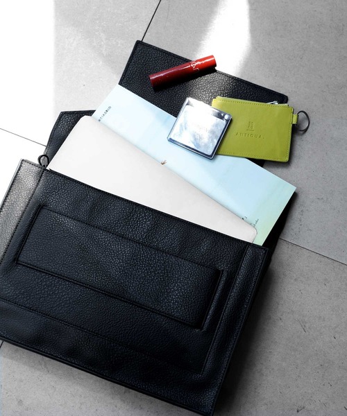 antiqua（アンティカ）の「2WAYクラッチショルダーバッグ（クラッチバッグ・レディース・ブラック・FREE）」の15枚目の写真
