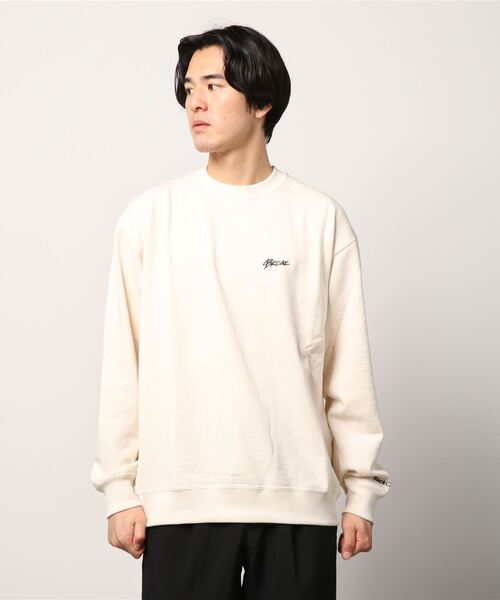 Back Channel（バックチャンネル）の「ONE POINT CREW SWEAT（スウェット・メンズ・ブラック/ネイビー/ミックスグレー/グリーン/ナチュラル・MEDIUM/LARGE/X-LARGE/XX-LARGE）」の11枚目の写真