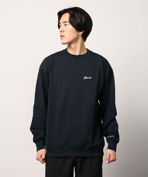 Back Channel（バックチャンネル）の「ONE POINT CREW SWEAT（スウェット・メンズ・ブラック/ネイビー/ミックスグレー/グリーン/ナチュラル・MEDIUM/LARGE/X-LARGE/XX-LARGE）」の16枚目の写真
